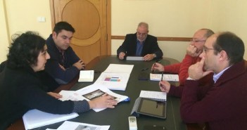 Técnicos de Ayuntamiento y Diputación reunidos