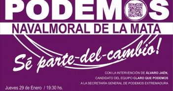 Cartel de asamblea de Podemos